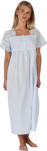 The 1 for U Night Gown for Ladies - Women Night Gown, Elizabeth 100% Cotton Gown in Saudi Arabia