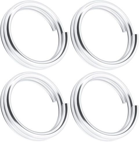 4/5/6/8 ملم حلقة قفزة تقسيم ، 925 الفضة الاسترليني حلقات رئيسية صغيرة ، قلادة سوار معدني مفتوح سحر الموصل لحفل الزفاف عيد الحب نتائج المجوهرات in Kuwait