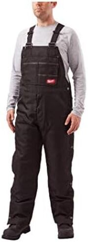 Milwaukee 261B-3XS Men's Gridiron 3XL Black Zip-to-Thigh Bib Short Overall in Saudi Arabia