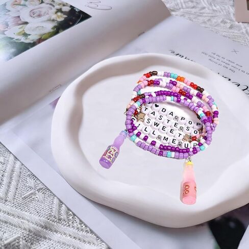 Korean-Pop Bracelet Birthday Party Friendship BFF Gifts for Fans Decor Halloween Outfits Bracelet (soda pop) in Saudi Arabia