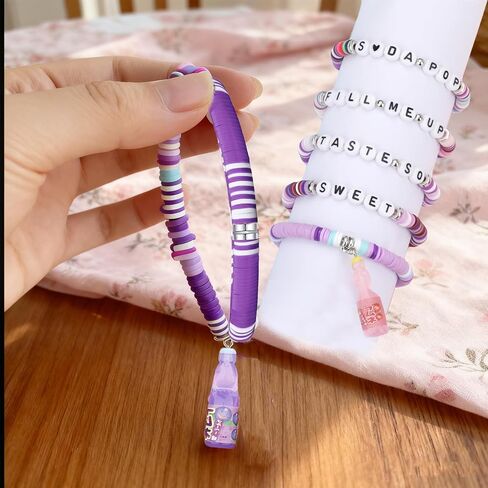 Korean-Pop Bracelet Birthday Party Friendship BFF Gifts for Fans Decor Halloween Outfits Bracelet (soda pop) in Saudi Arabia