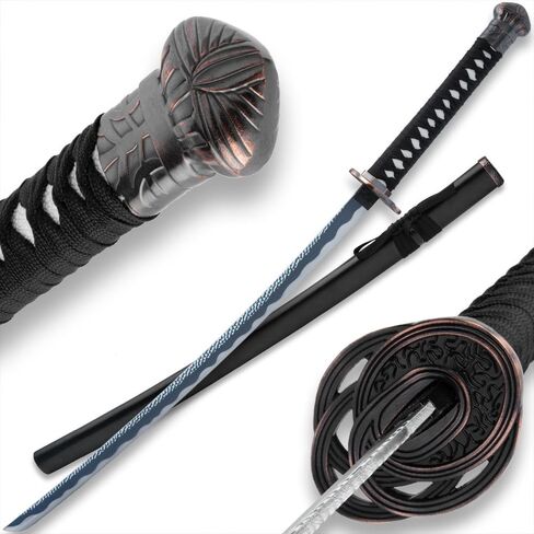 Elden Ring's Moonveil Katana | Perfect for Cosplay and Collectors | 25 1/2" Blade | Intricately Designed | Includes Black Scabbard | Great Display Piece | 37 1/2" Overall in Saudi Arabia