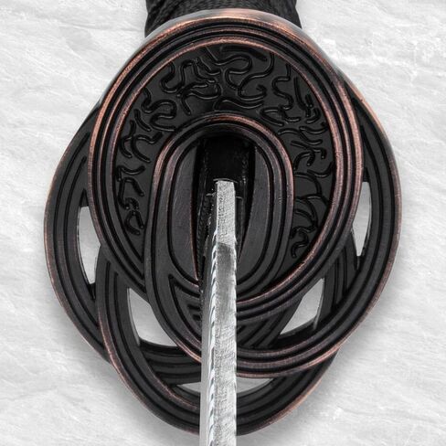 Elden Ring's Moonveil Katana | Perfect for Cosplay and Collectors | 25 1/2" Blade | Intricately Designed | Includes Black Scabbard | Great Display Piece | 37 1/2" Overall in Saudi Arabia