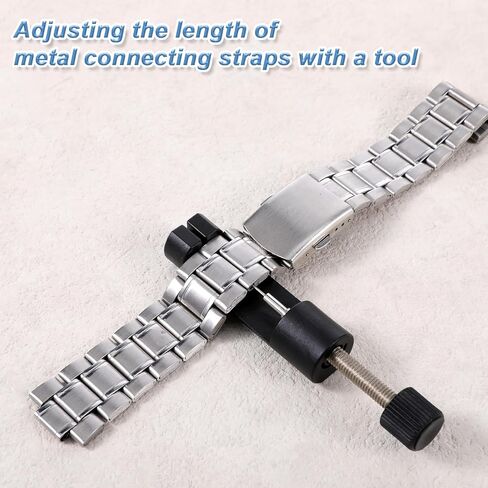 Watch Link Removal Kit, 2 Pack Watch Pin Removal Tool Watches Adjustment Tool Kit Pin Remover for Sizing Bands with Extra Replacement for Adjust and Remover Bracelet Strap in Saudi Arabia