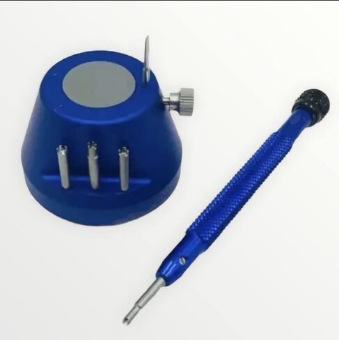 Ruihua, Professional Watchmaker Screwdriver Tools compatible with For Richard Mille Watches 4 & 5 Prongs Spokes Claws Star RM Watch repair Replacement Rubber Strap Bezel Case Back Cover Set, Blue in Saudi Arabia