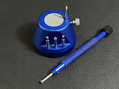Ruihua, Professional Watchmaker Screwdriver Tools compatible with For Richard Mille Watches 4 & 5 Prongs Spokes Claws Star RM Watch repair Replacement Rubber Strap Bezel Case Back Cover Set, Blue in Saudi Arabia