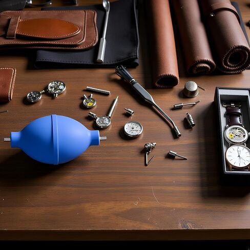 Blue Rubber Soft Cleaning Wristwatch Parts Cleaner Tool Dust Air Blower Pump Watch Accessory Watch Repair Tools and Kits Pocket Watch Chains in Saudi Arabia