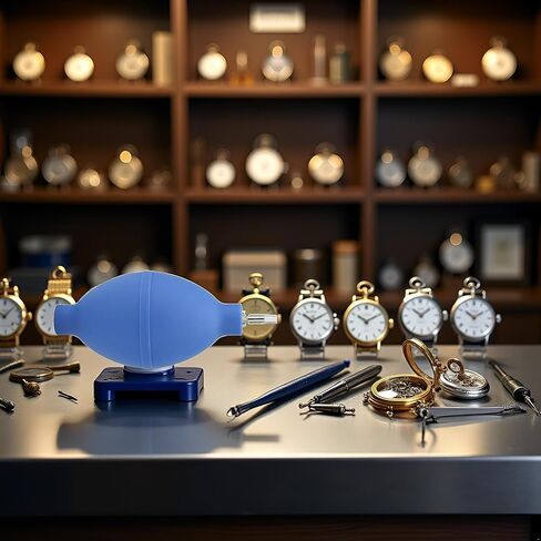 Blue Rubber Soft Cleaning Wristwatch Parts Cleaner Tool Dust Air Blower Pump Watch Accessory Watch Repair Tools and Kits Pocket Watch Chains in Saudi Arabia