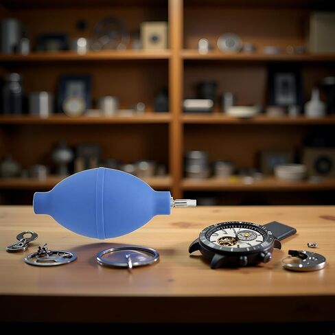 Blue Rubber Soft Cleaning Wristwatch Parts Cleaner Tool Dust Air Blower Pump Watch Accessory Watch Repair Tools and Kits Pocket Watch Chains in Saudi Arabia