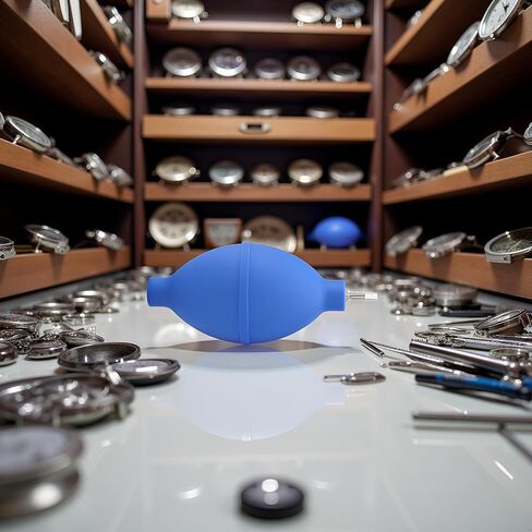 Blue Rubber Soft Cleaning Wristwatch Parts Cleaner Tool Dust Air Blower Pump Watch Accessory Watch Repair Tools and Kits Pocket Watch Chains in Saudi Arabia