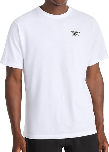 تي شيرت رجالي من Reebok Phasic Graphic ذو رقبة دائرية، مقاس قياسي، نسيج بولي قطن خفيف الوزن in Kuwait