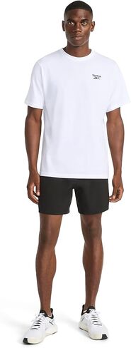 تي شيرت رجالي من Reebok Phasic Graphic ذو رقبة دائرية، مقاس قياسي، نسيج بولي قطن خفيف الوزن in Kuwait