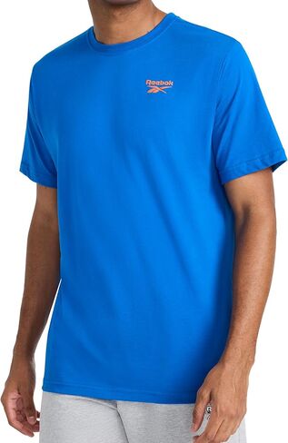 تي شيرت رجالي من Reebok Phasic Graphic ذو رقبة دائرية، مقاس قياسي، نسيج بولي قطن خفيف الوزن in Kuwait