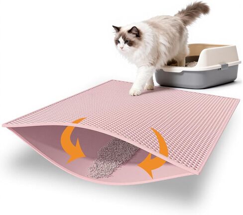 PIEVIEV Cat Sterter Mat Double Layer Proof Proot Proping Pack 1 Pack (رمادي ، 24 × 15 بوصة (حزمة 1)) in Kuwait