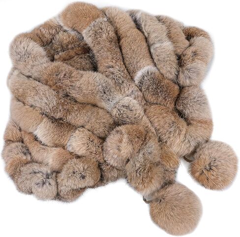 Luxury Genuine Rabbit Fur Shawl For Women-Ladies Real Fur Cape Ruffle Wraps Winter Warm Shawls in Saudi Arabia