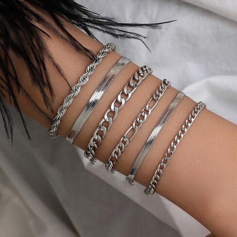 Gold Bangle Accessories for Women Trendy Cuff Set Beautiful Jewelry Gift for Her country concert trendy fashion jewelry fall fashion in Saudi Arabia
