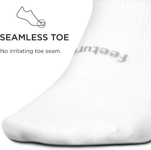 Feetures High Performance Max Cushion Ankle Sock - Tab Socks for Women & Men with Heel Tab - Strawberry Latte Mix, Large (3 Pair) in Saudi Arabia