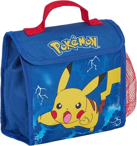 Pokemon Backpack + Lunch Bag + Pencil Case 3 Piece Pikachu School Bag Set College Travel Rucksack in Saudi Arabia