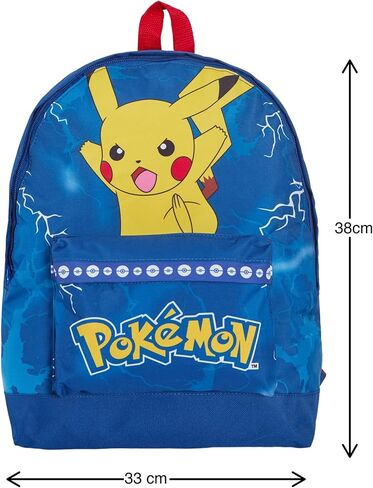 Pokemon Backpack + Lunch Bag + Pencil Case 3 Piece Pikachu School Bag Set College Travel Rucksack in Saudi Arabia