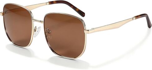 Trendy Square Retro Sunglasses for Men Women with Polarized TAC Lens und UV400 Protection Sunglasses in Saudi Arabia