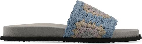 صندل نسائي من WHITE MOUNTAIN Maxim Macrame Slide - - 7.5 M in Kuwait