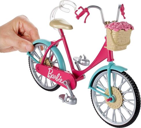 Barbie Bicycle with Basket of Flowers in Saudi Arabia