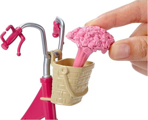 Barbie Bicycle with Basket of Flowers in Saudi Arabia
