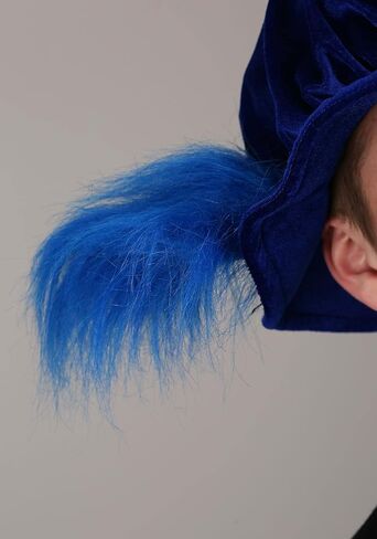 Costume Hat for Romeo - Velvet Hat with Faux Fur Feather and Adjustable Band in Saudi Arabia