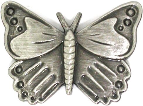 PinMart Antique Silver Butterfly Animal Lover Lapel Pin in Saudi Arabia