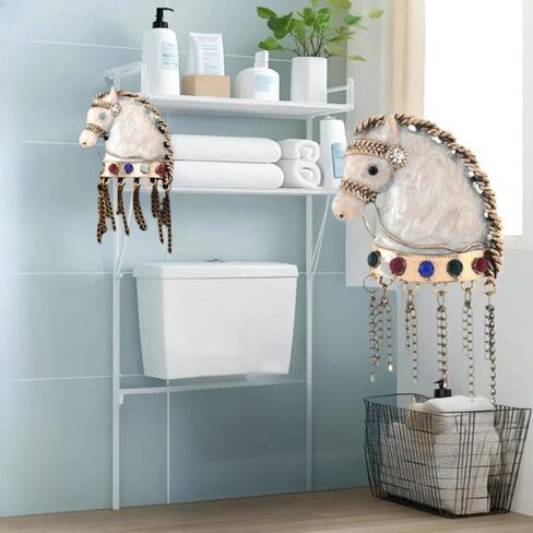 Rhinestone Horse Vintage Brooches For Women Unisex Tassels Zodiac Horse Pins Banquet Party Backpack Gifts Jewelry Accessories in Saudi Arabia