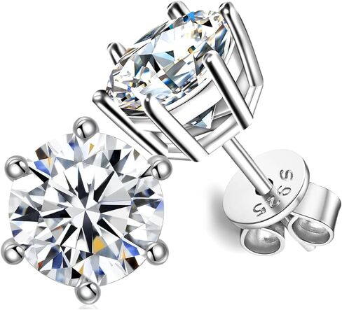 Super Flash Moissanite Stud Earrings Women Men Gift 1-4 Carat Laboratory Diamond S925 Silver Earrings Wedding Jewelry in Saudi Arabia