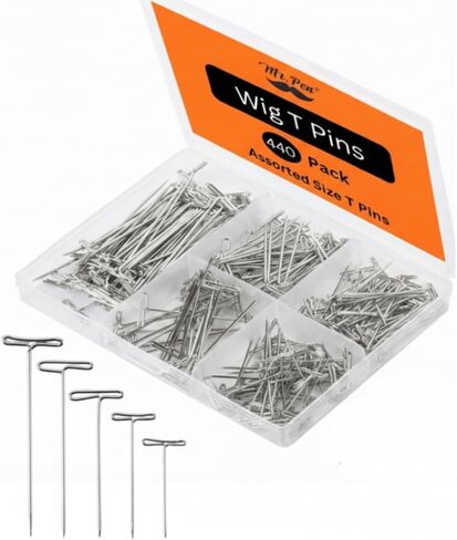 Mr. Pen- T-Pins, 220 Pack, 5 Sizes, Straight Wigs Pins in Kuwait