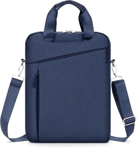 Laptop Case Shoulder Sleeve Bag Compatible with 14" MacBook Pro M5 M4 M3 M2 M1/13.6" MacBook air M4 M3 M2/13 MacBook Neo, Chromebook Notebook Portable Carrying Messenger Computer Bag, Black in Kuwait