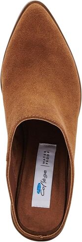 Womens Nia Suede Slip On Mules Tan 7 Medium (B,M) in Saudi Arabia