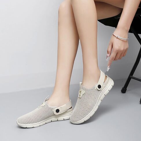 ihinzry Men's Women's Garden Clogs Hollow Mesh Clog Indoor Outdoor Slippers Nurse Work Mules in Saudi Arabia