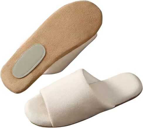 XUEMML Women Cotton Slippers，Japanese Mute Slippers, Men And Women Four Seasons Home Indoor Wooden Floor Non-slip Soft Bottom Silent Soft Slippers in Saudi Arabia