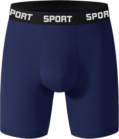Mens Underwear Boxer Briefs for Men Long Leg Boys Briefs Ultra Soft Mens Boxer Briefs Moisture Wicking Breathable Underwear in Saudi Arabia