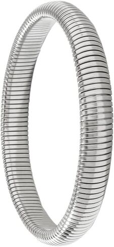 Gold Bracelets Bangle For Women Stretchy Chunky Adjustable Bangles 18K Trendy Gold Plated Bracelet For Women Waterproof Jewelry Pulseras Para Mujer in Saudi Arabia