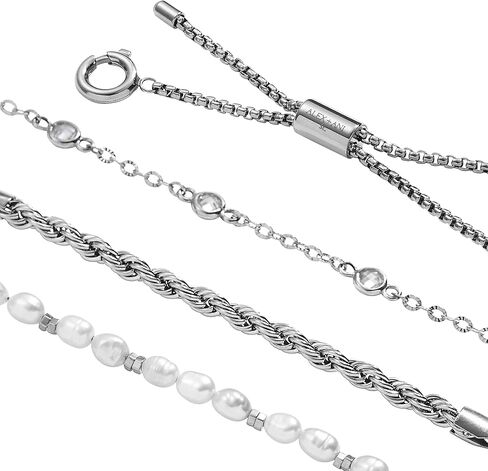 Alex and Ani Crystal + Pearl Stranded Bracelet Set in Saudi Arabia