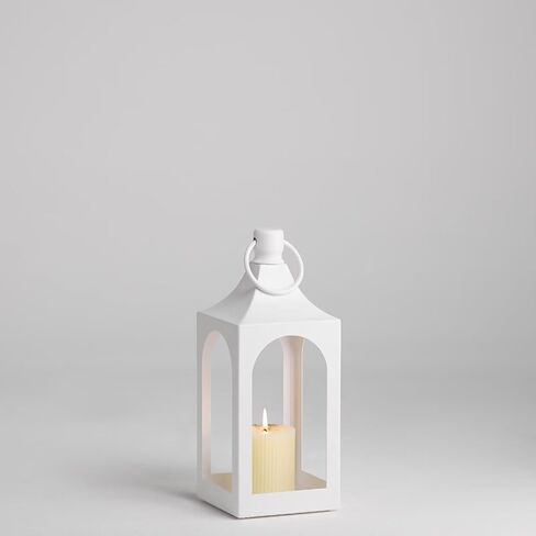 MOZEAL 25" Extra-Large Grace Spire Floor Lantern - Black Heavy Metal No Glass - Rust-Resistant, in/Out Use, for Fireplace/Patio/Entryway/Porch - Vers Event/Home - Vintage Holder for Pillar/LED Lights in Saudi Arabia