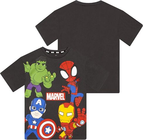 Marvel Shirt, Spidey and His Amazing Friends Boys Shirt, Short Sleeve Kids Tshirt, Superhero Boys Tee Shirts in Saudi Arabia
