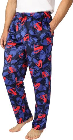 Superman mens Pajama Pants, Lounge Bottoms With Drawstring, Ultra-soft & Comfortable in Saudi Arabia