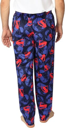 Superman mens Pajama Pants, Lounge Bottoms With Drawstring, Ultra-soft & Comfortable in Saudi Arabia
