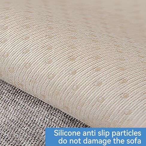 Sofa Covers Washable and Couch Covers for Dogs - Non Slip, Cover Couch Covers for 3 Cushion Couch Sofa Pet Friendly (Dark Grey, 27.6" x 70.9") in Saudi Arabia