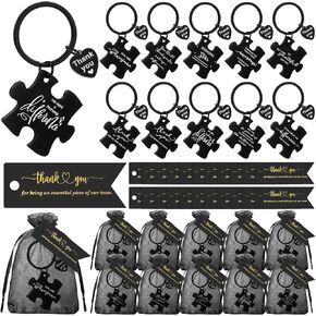 Employee Appreciation Gifts Inspirational Keychains with Thank You Card Valentine Gifts for Coworkers Staff Team in Saudi Arabia