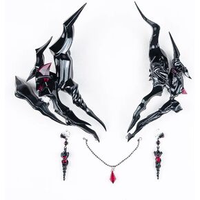KIRA KIRA Heroine Cosplay Props Cosplay Headwear Game Love and Deepspace Main Character Dragon Horns Halloween Hair Accessories Abysm Sovereign Companion in Saudi Arabia