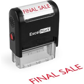 ExcelMark Approved by - Self-Inking Rubber Stamp - A1539 Red Ink in Kuwait