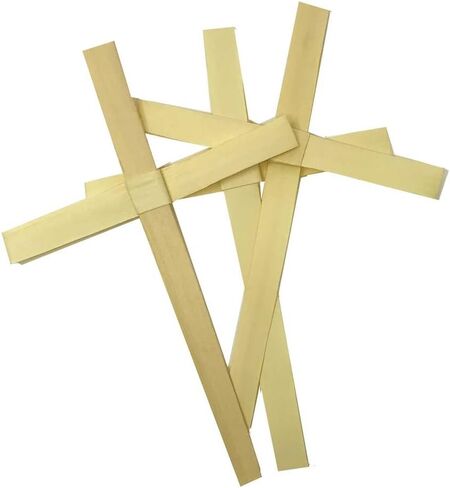 صليب النخيل من Palm Sunday - عبوة من 50 قطعة - بطول 9.5 سم in Saudi Arabia