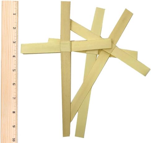 صليب النخيل من Palm Sunday - عبوة من 50 قطعة - بطول 9.5 سم in Saudi Arabia