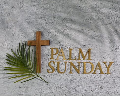 صليب النخيل من Palm Sunday - عبوة من 50 قطعة - بطول 9.5 سم in Saudi Arabia